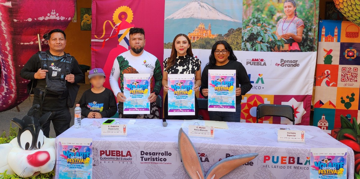 Festival Volarte Cartoons llegará a la pirámide de Cholula