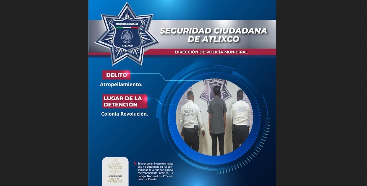 Accidente vial en Atlixco deja a una adulta mayor lesionada