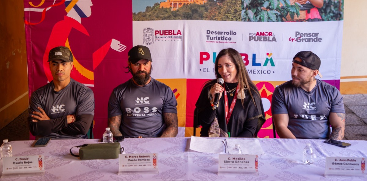 Puebla impulsa el turismo deportivo con la Competencia Nacional de Calistenia