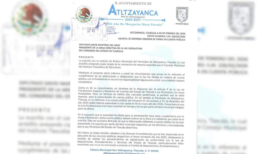 Síndicos frenan cuentas públicas y exhiben conflictos en ayuntamientos de Tlaxcala