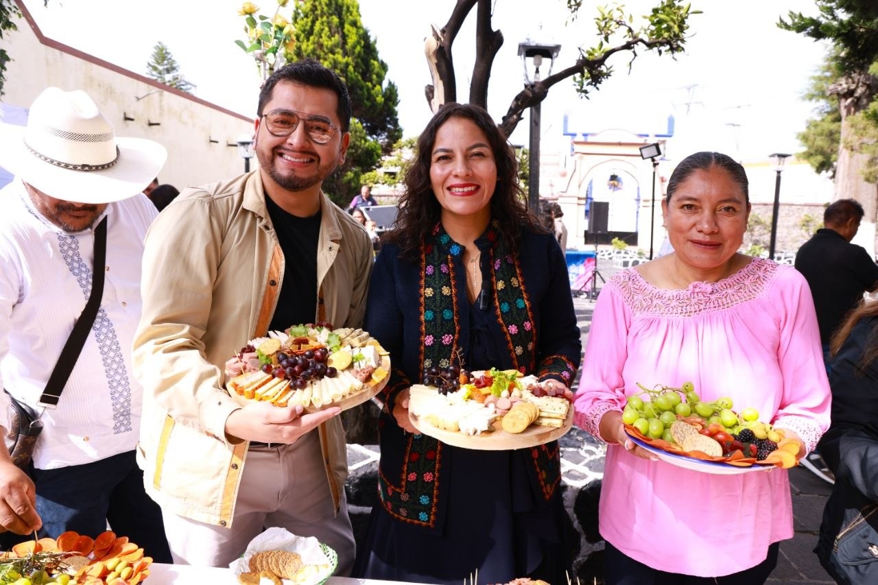San Andrés Cholula celebra 25 años de tradición de la Feria del Queso