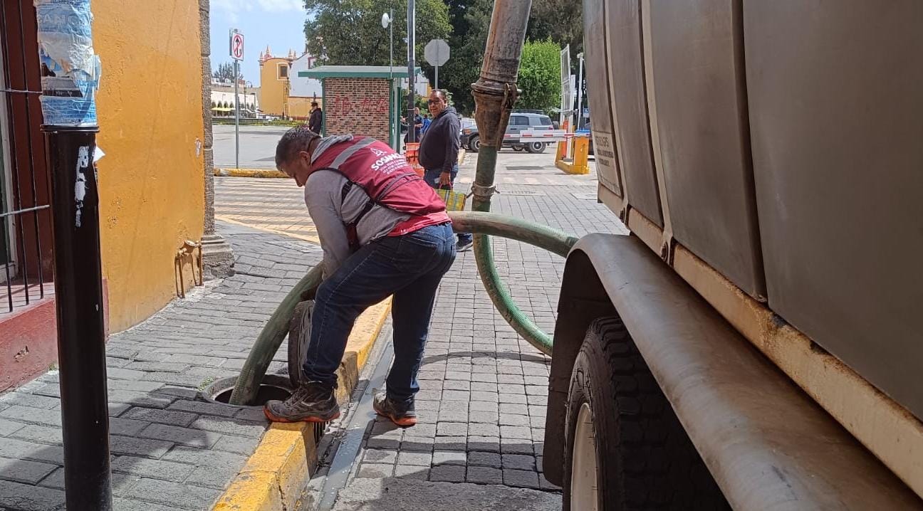 Sosapach activa Acciones Que Nos Protegen en primer cuadro de San Pedro Cholula