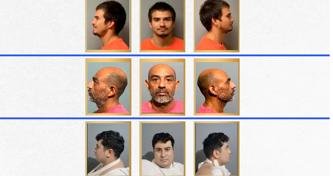 Fotografías de los tres reos fugados buscados en Sonora.