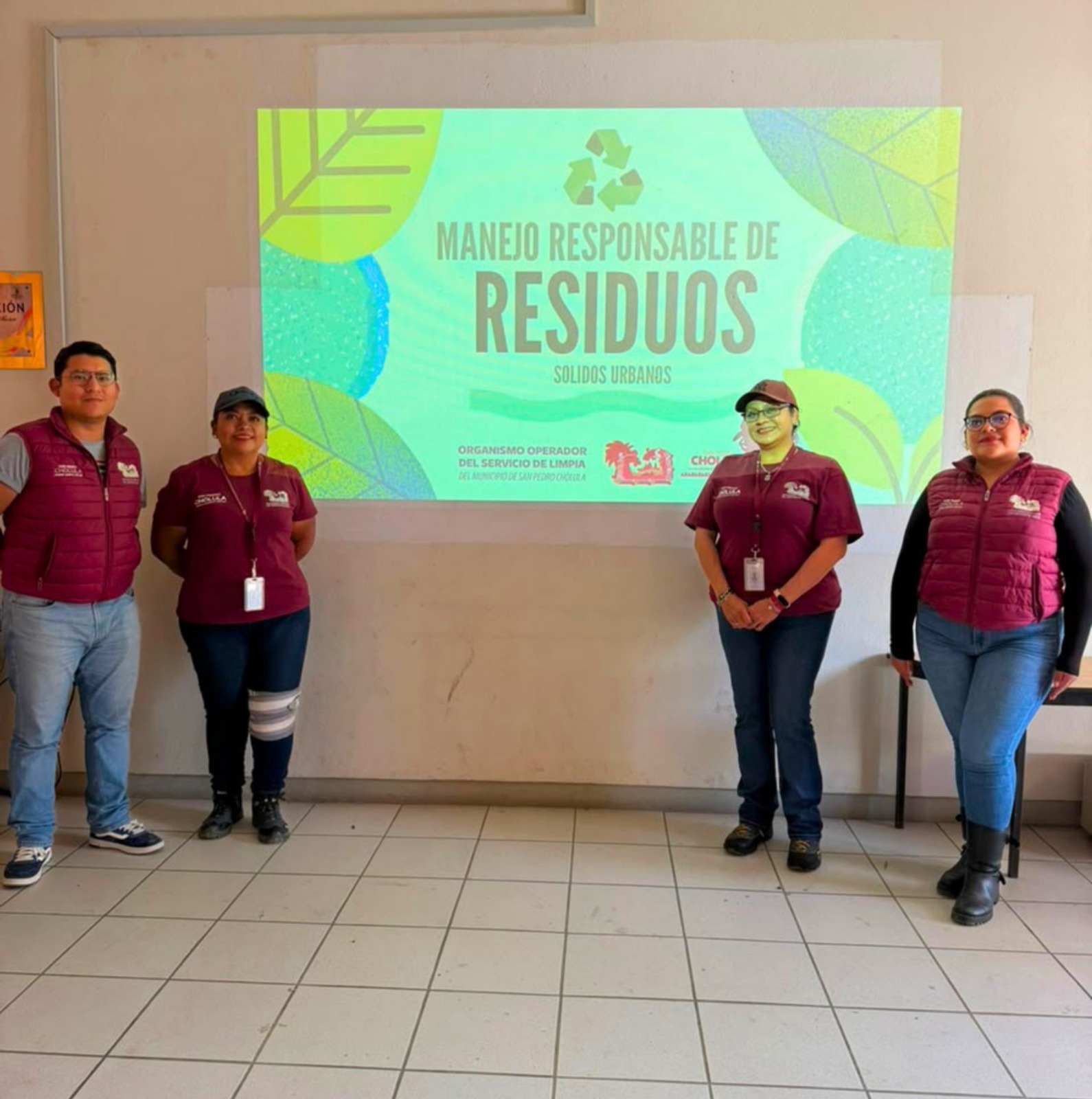 Concluye Organismo de Limpia ciclo de pláticas de educación ambiental en la Primaria Nezahualcóyotl de San Cristóbal Tepontla