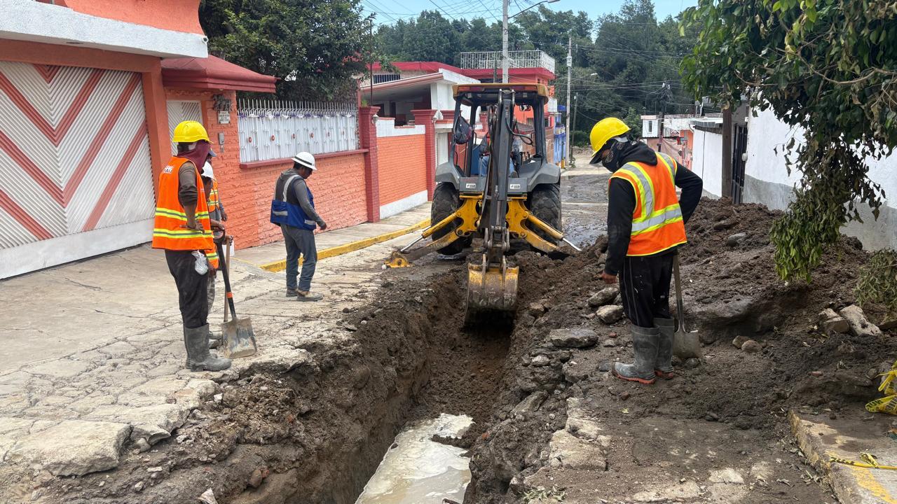 Ayuntamiento de Puebla atiende 17 socavones y refuerza inspecciones por temporada de lluvias