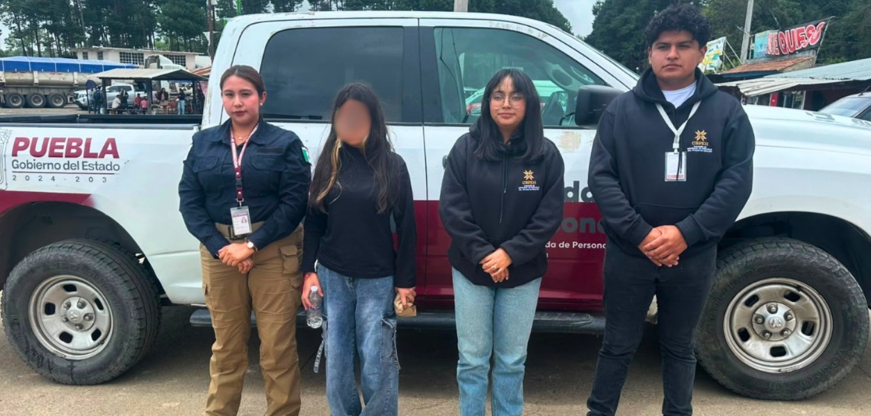 Personal de búsqueda coordina la localización de una menor en Puebla.