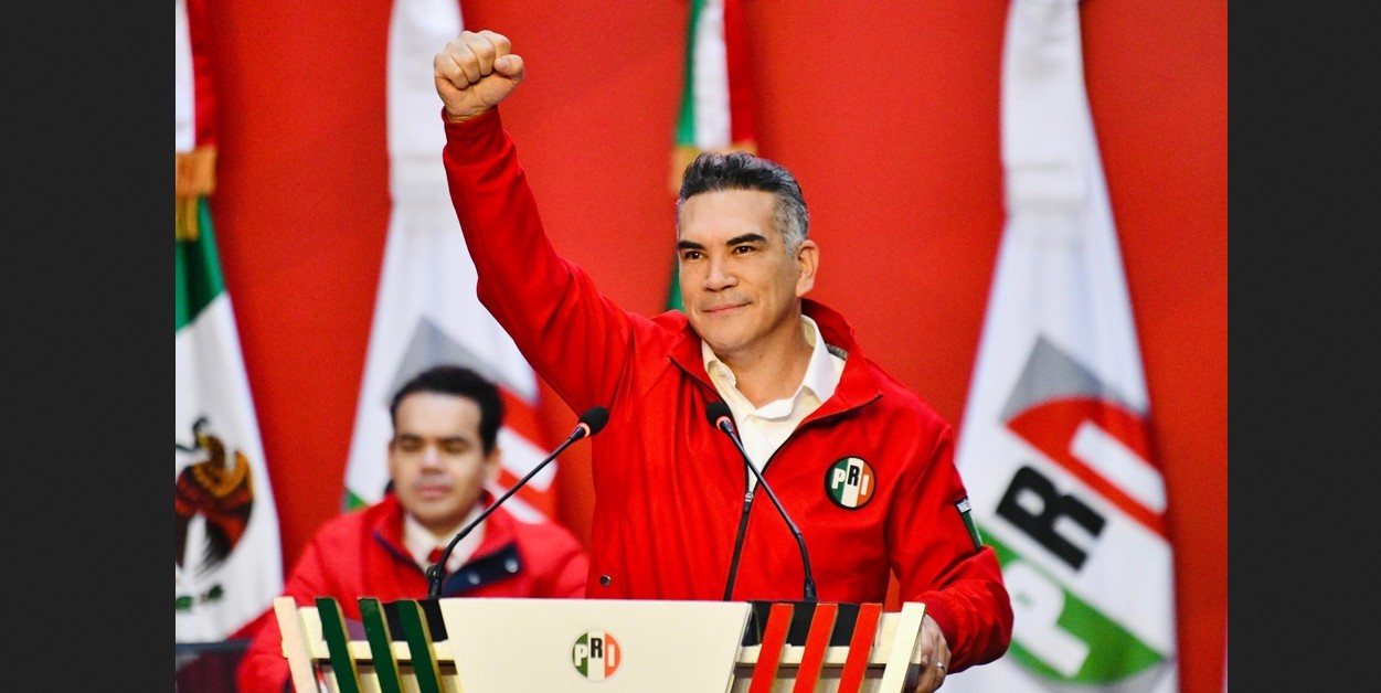 Alejandro Moreno durante un mensaje sobre migrantes mexicanos.