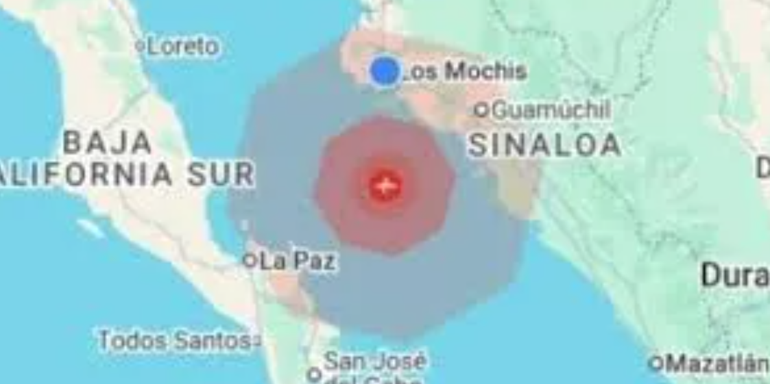 Autoridades revisan zonas tras sismo registrado frente a Guasave, Sinaloa.