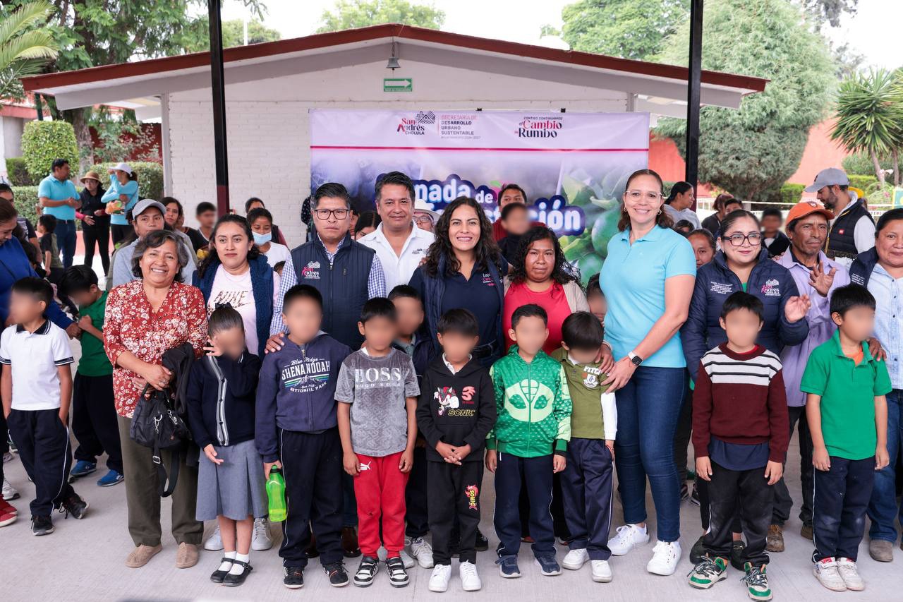 Fortalece Lupita Cuautle cultura ambiental con jornada de reforestación escolar