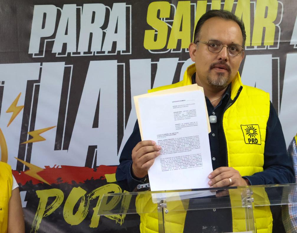 PRD arremete contra vocero estatal; alista nueva queja ante ITE por uso indebido de recursos
