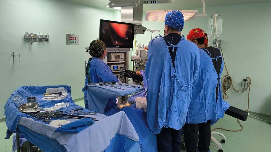 Nuevo quirófano del IMSS en la Clínica 8 de Tlaxcala.