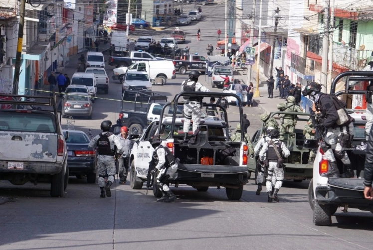 Operativo de seguridad en Fresnillo, Zacatecas.