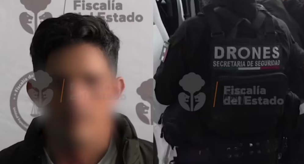 Fotografía de Karen Miranda y operativo de autoridades en Jalisco.