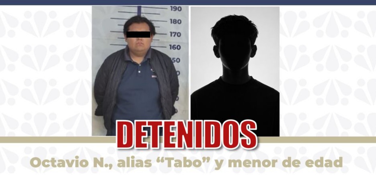 Operativo de la Fiscalía de Puebla durante una detención por secuestro.