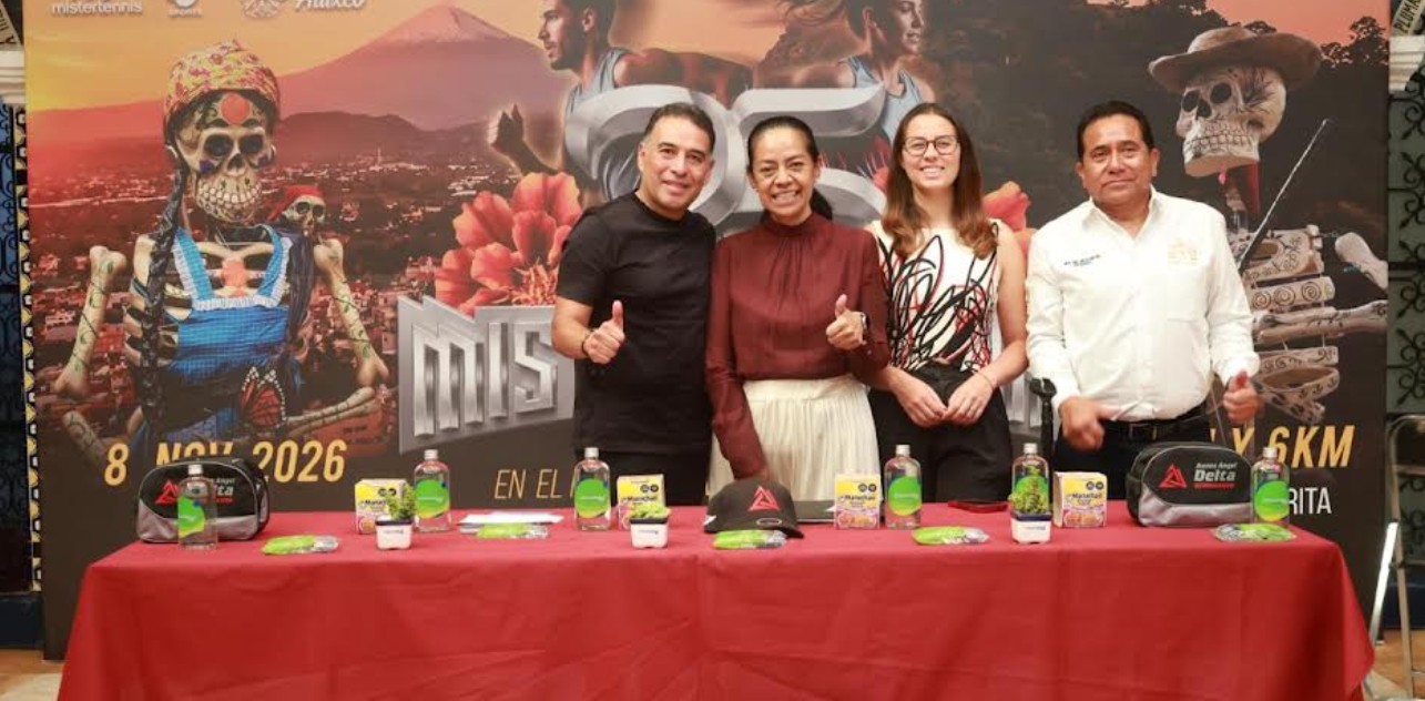Presentación de la edición 25 de la Mister Carrera en Atlixco.