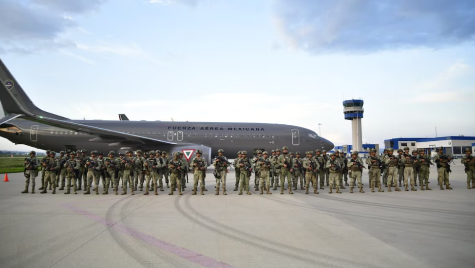 Elementos del Ejército Mexicano durante un despliegue de seguridad en Zacatecas.