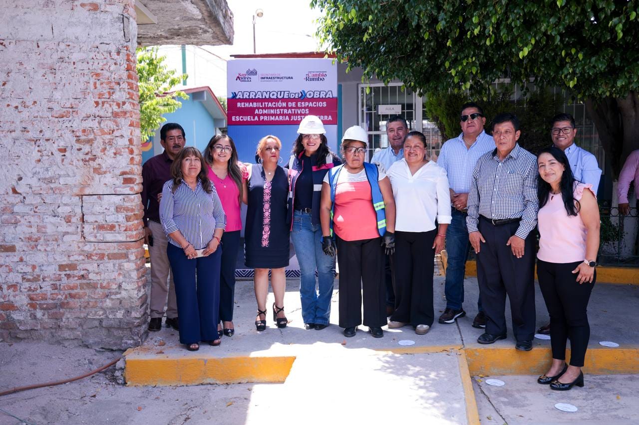Continúa Lupita Cuautle fortaleciendo la infraestructura educativa en San Andrés Cholula