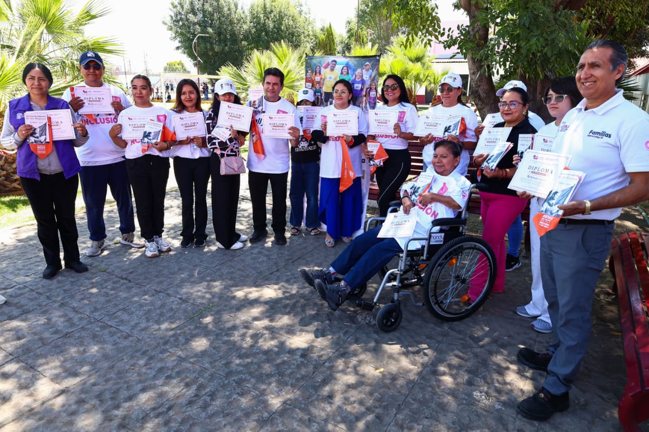 San Pedro Cholula fortalece la inclusión con Rally de sensibilización sobre discapacidad