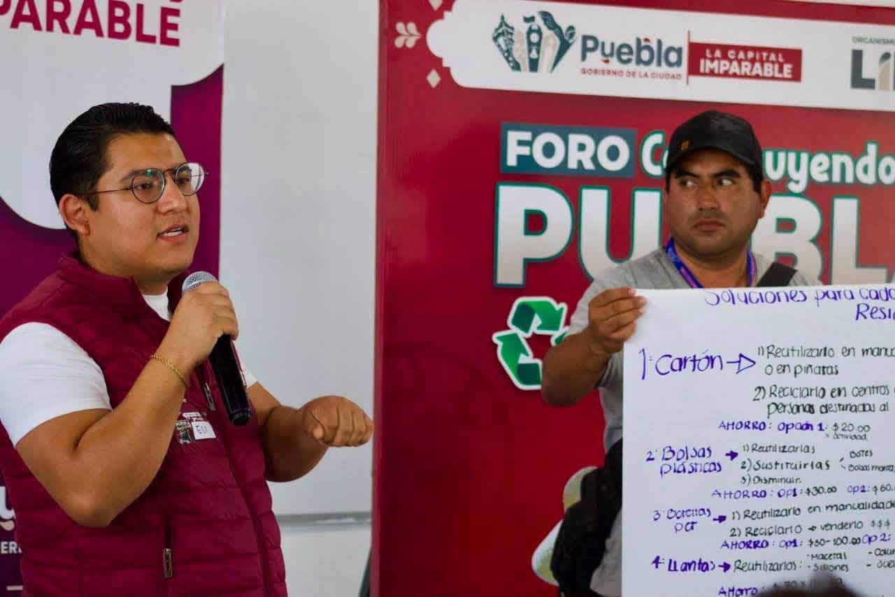 San Pedro Cholula fortalece estrategias de limpieza con participación en foro estatal