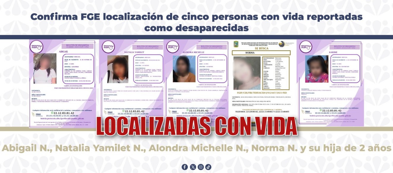 Personal de la Fiscalía de Puebla durante acciones de búsqueda.