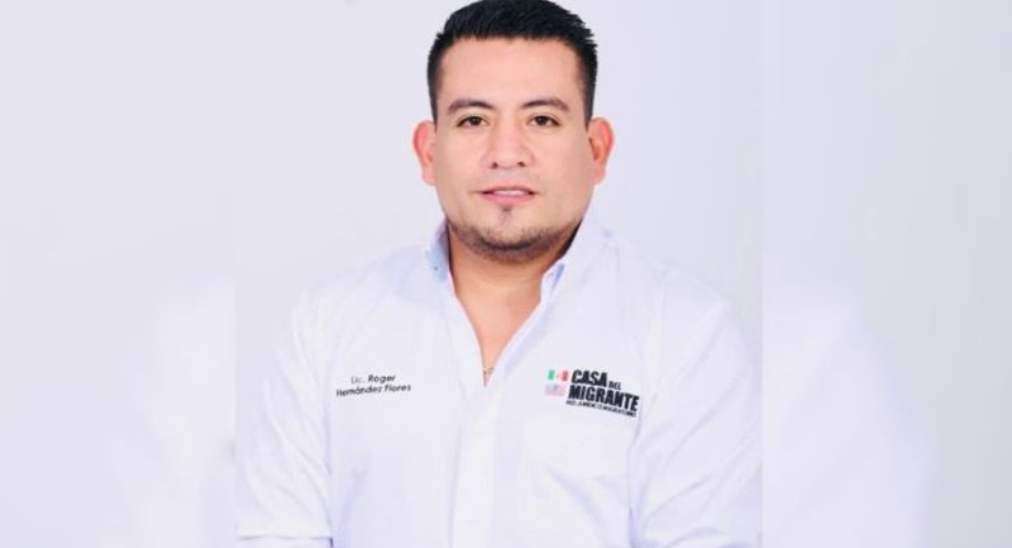 Roger Hernández Flores, director de la Casa del Migrante de Tepeojuma.