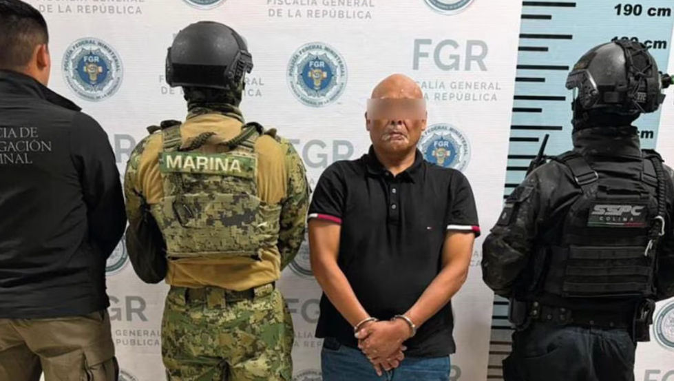 Operativo de seguridad en Colima donde fue detenido un presunto operador criminal.
