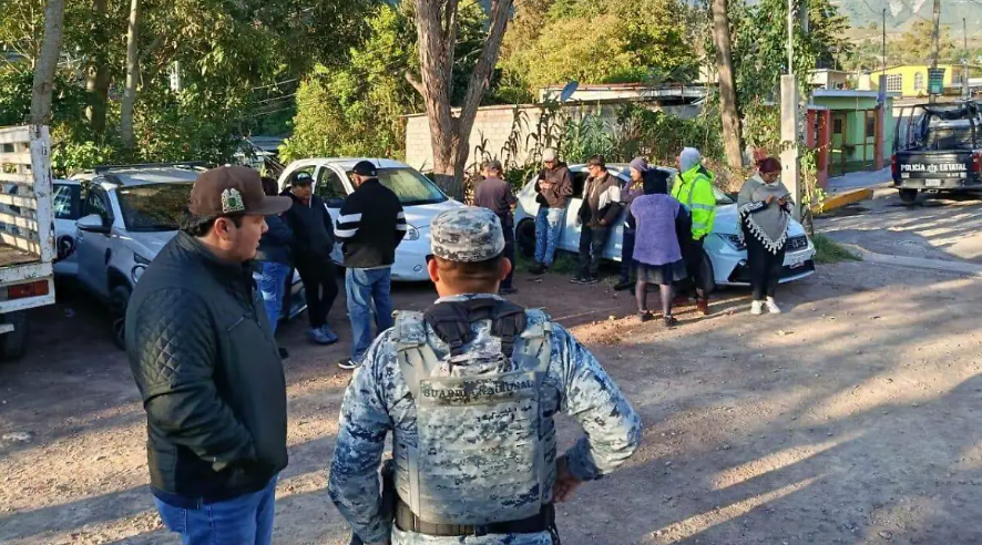 Autoridades resguardan a cuatro jóvenes localizados con vida en Acultzingo.