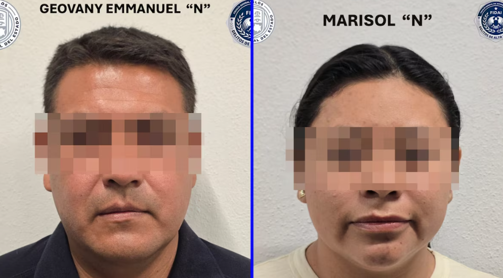 Autoridades durante operativo de seguridad en Temoac, Morelos.