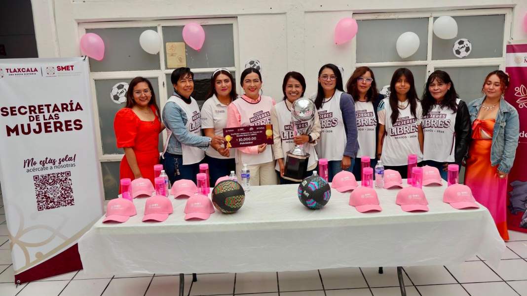 Equipo Gryffindor recibe el campeonato estatal del Mundial Mujeres LIBRES en Tlaxcala.