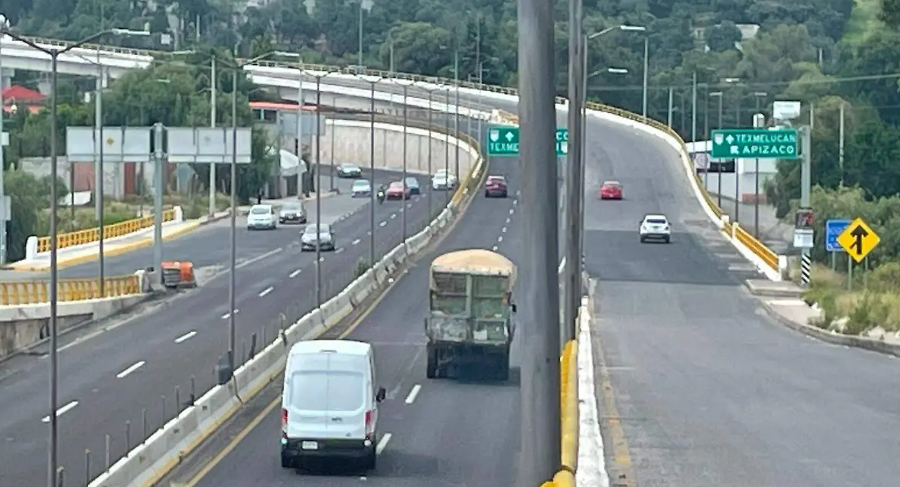 Trabajos de rehabilitación en el puente Zahuapan de Tlaxcala.