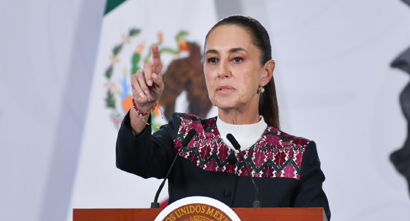 Claudia Sheinbaum durante su conferencia matutina.
