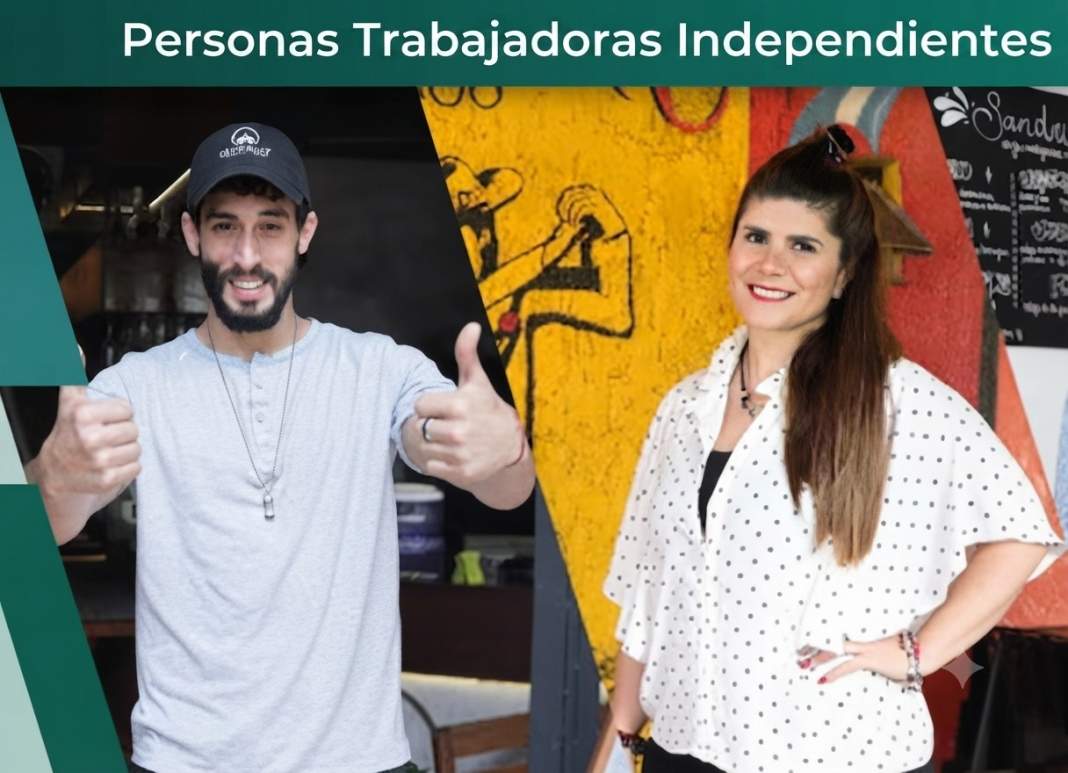 Trabajador independiente realizando su afiliación al IMSS.