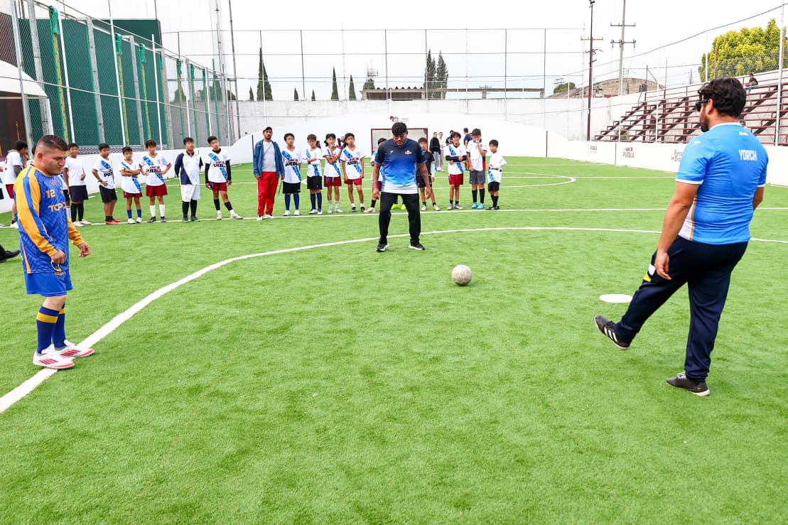 Topos FC Puebla promueve la inclusión a través del deporte en San Pedro Cholula