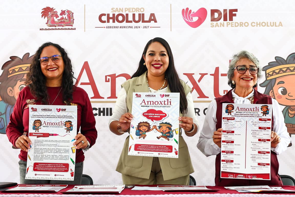 Con Tonantzin Fernández y el DIF Municipal, la educación sigue siendo una prioridad en San Pedro Cholula