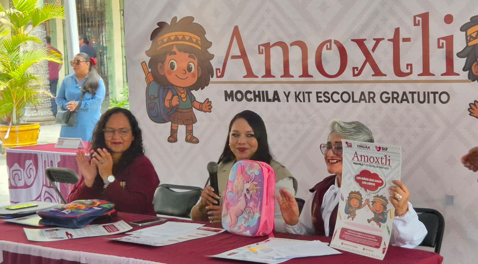 Amoxtli en San Pedro Cholula beneficia a 4 mil niñas y niños de preescolar
