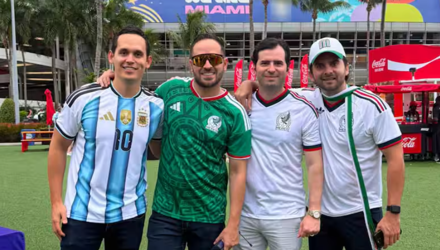 Jacobo Rodríguez en el estadio durante el Mundial 2026