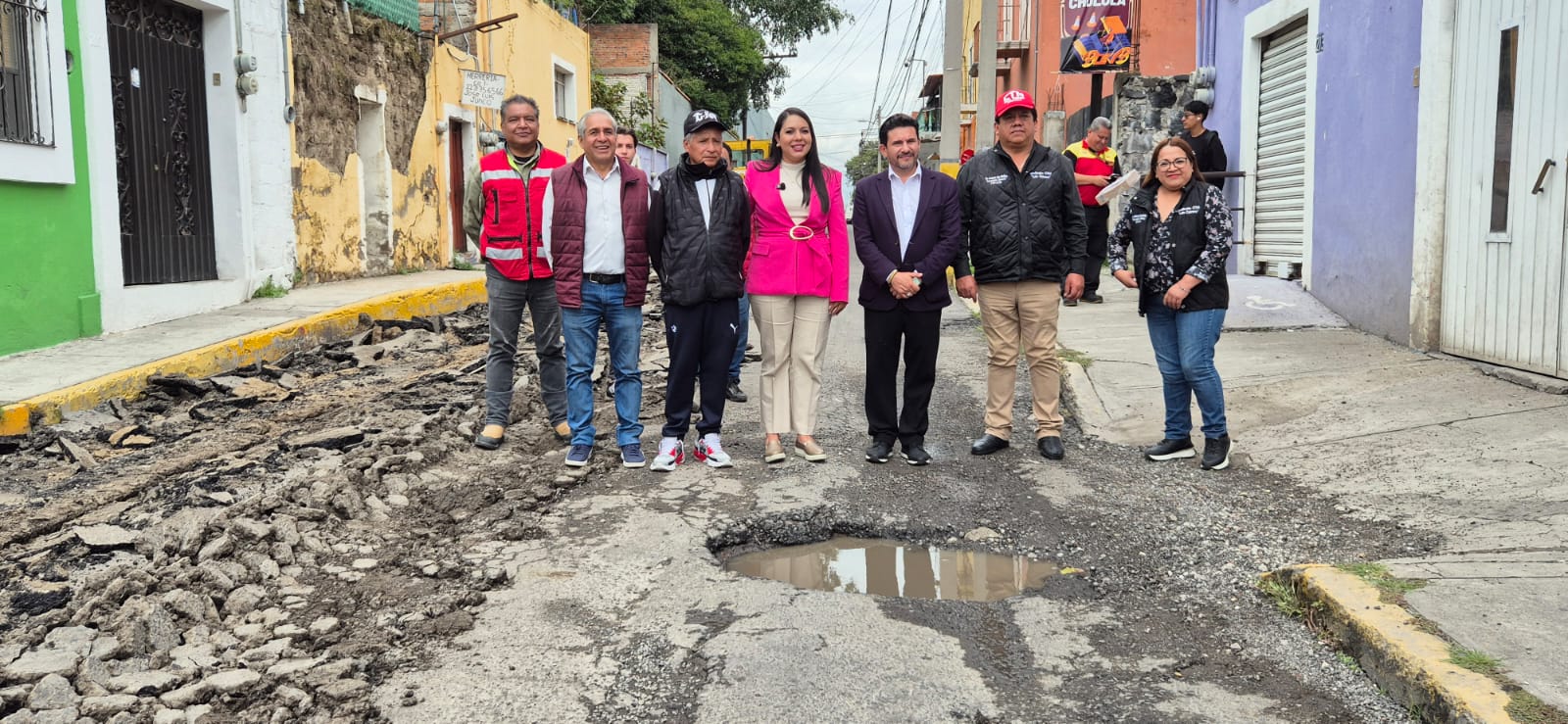 Tonantzin Fernández inicia obras de rehabilitación en 10 Oriente con inversión de 1.6 mdp
