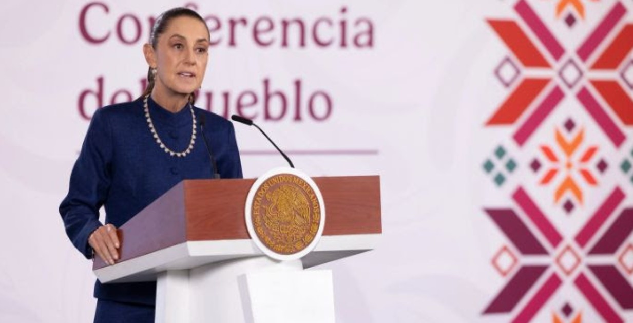Claudia Sheinbaum durante una conferencia sobre las acciones del Gobierno de México ante casos relacionados con ICE.