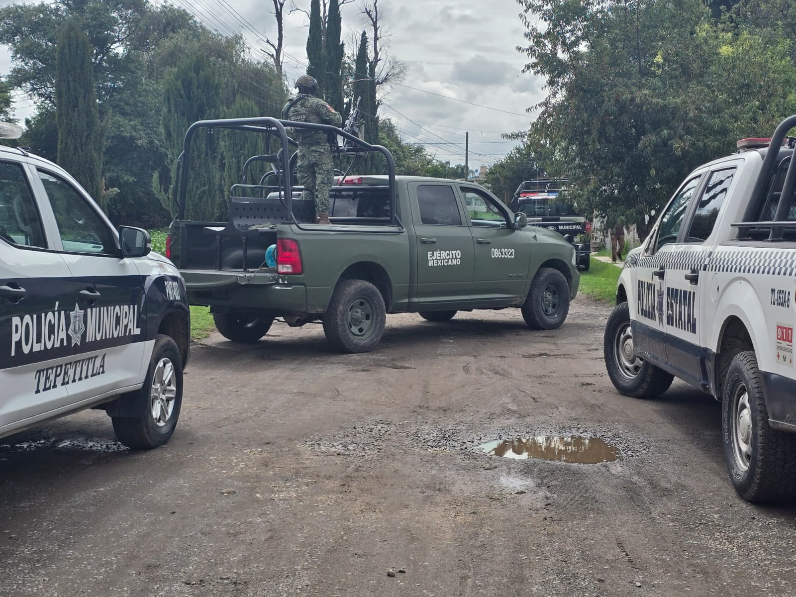 Localizan cuerpo embolsado en límites de Tlaxcala y Puebla