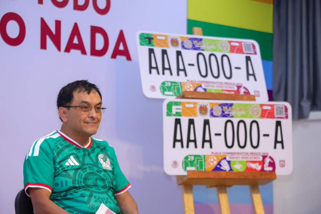 Placas conmemorativas del Mundial 2026 en Tlaxcala