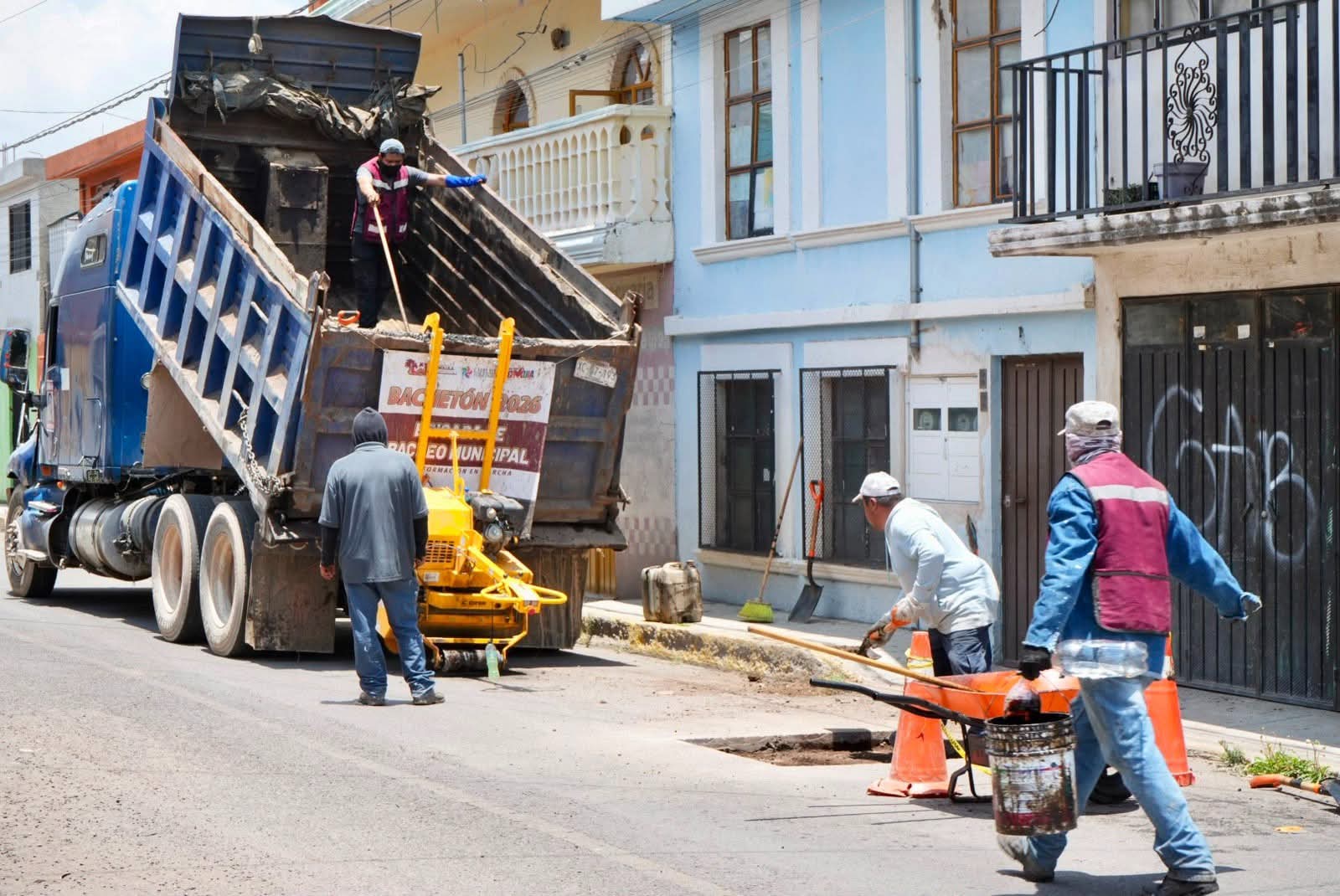 Bachetón llega al Barrio de Jesús para mejorar las condiciones de las vialidades