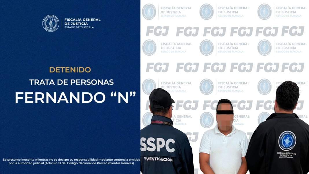 Detención de un hombre acusado de trata de personas.