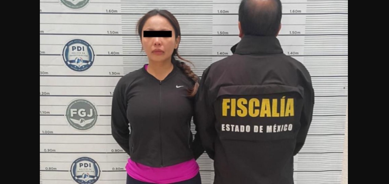 Mujer detenida por autoridades del Estado de México por fraude con boletos del Mundial 2026.