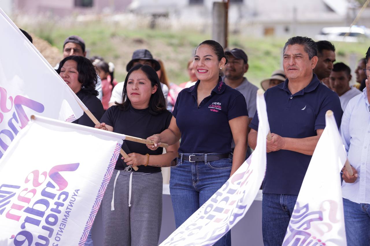 Inicia Lupita Cuautle ampliación de infraestructura hidráulica en San Antonio Cacalotepec