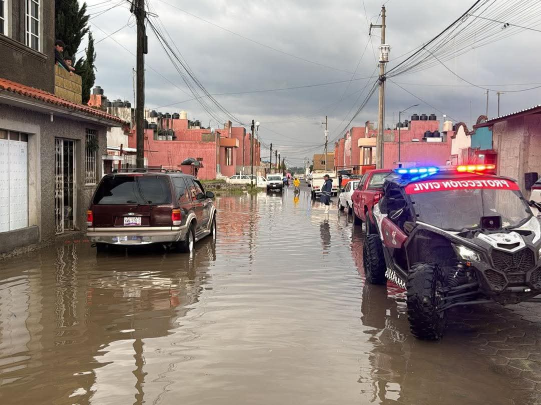 Huamantla bajo el agua: la infraestructura urbana sucumbe ante una nueva tromba