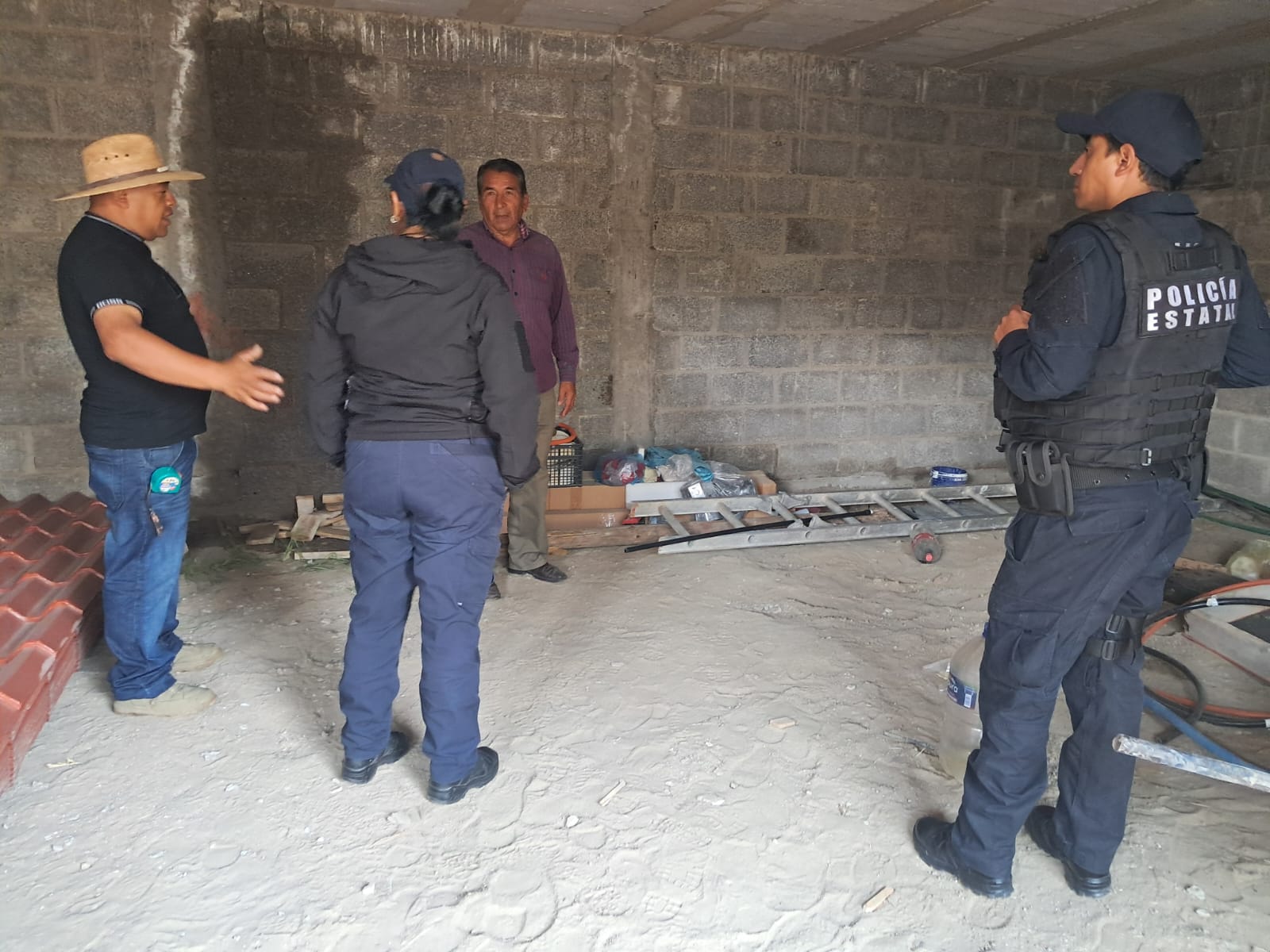 Amantes de lo ajeno tiran puerta y saquearon vivienda en construcción en Santa Cruz Tlaxcala