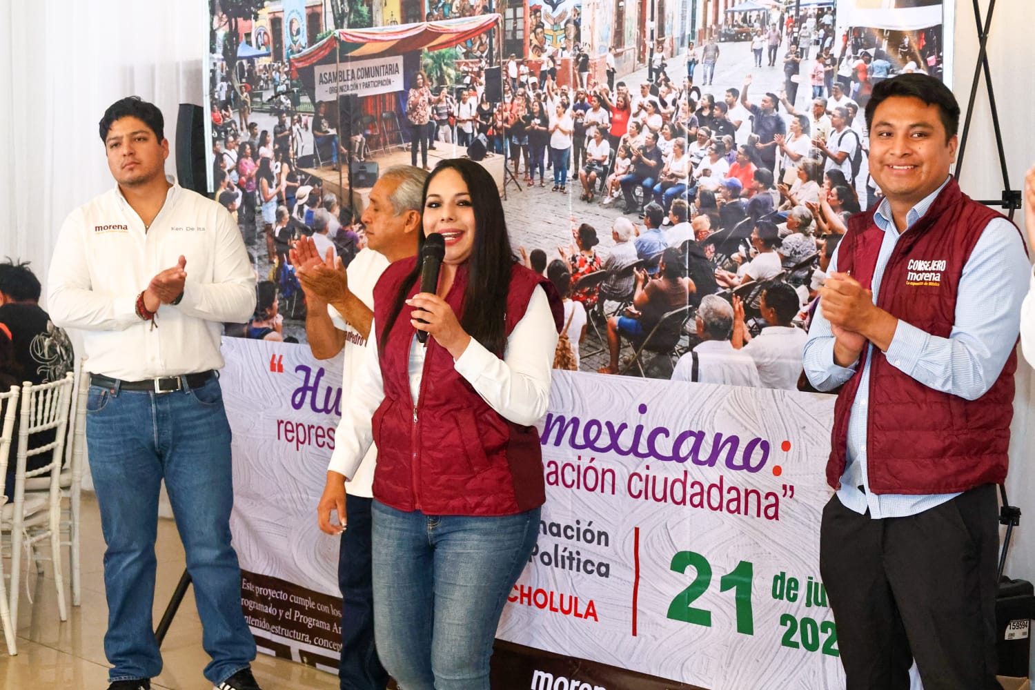 Recibe Tonantzin Fernández constancia de capacitación en materia de Humanismo Mexicano por parte de Morena