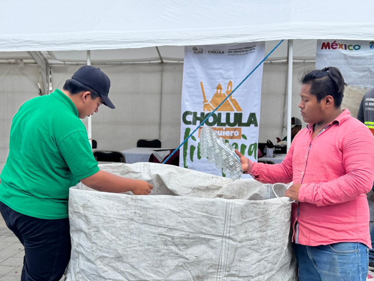 Con participación ciudadana, ECOCHOLULA fortalece la cultura del reciclaje en San Pedro Cholula