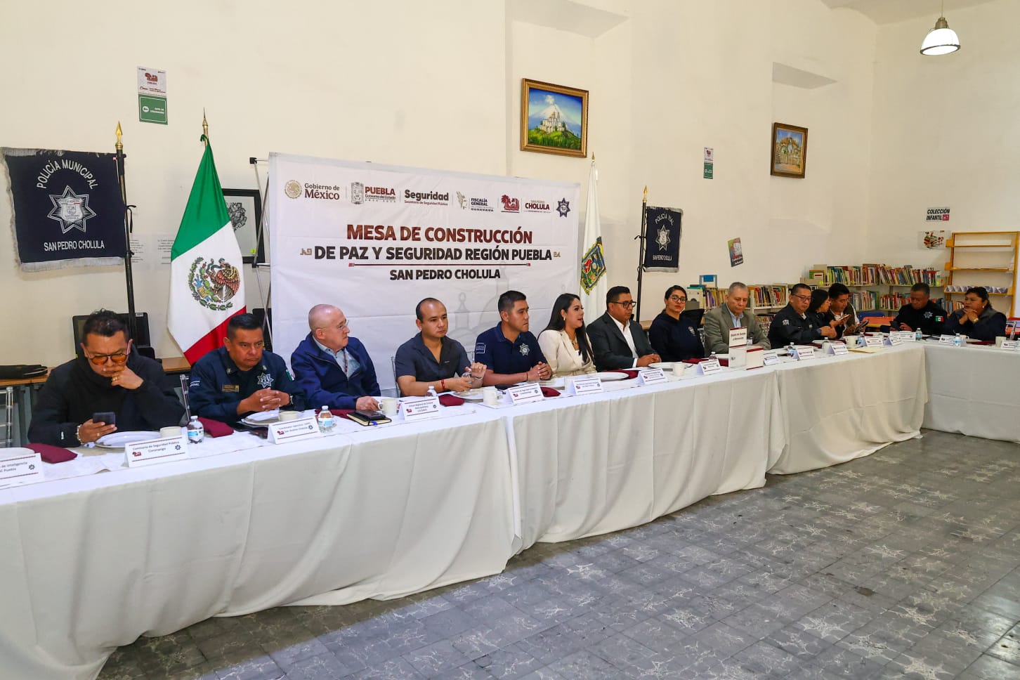 Tonantzin Fernández encabeza Mesa de Construcción de Paz y Seguridad Región Puebla para fortalecer la coordinación interinstitucional
