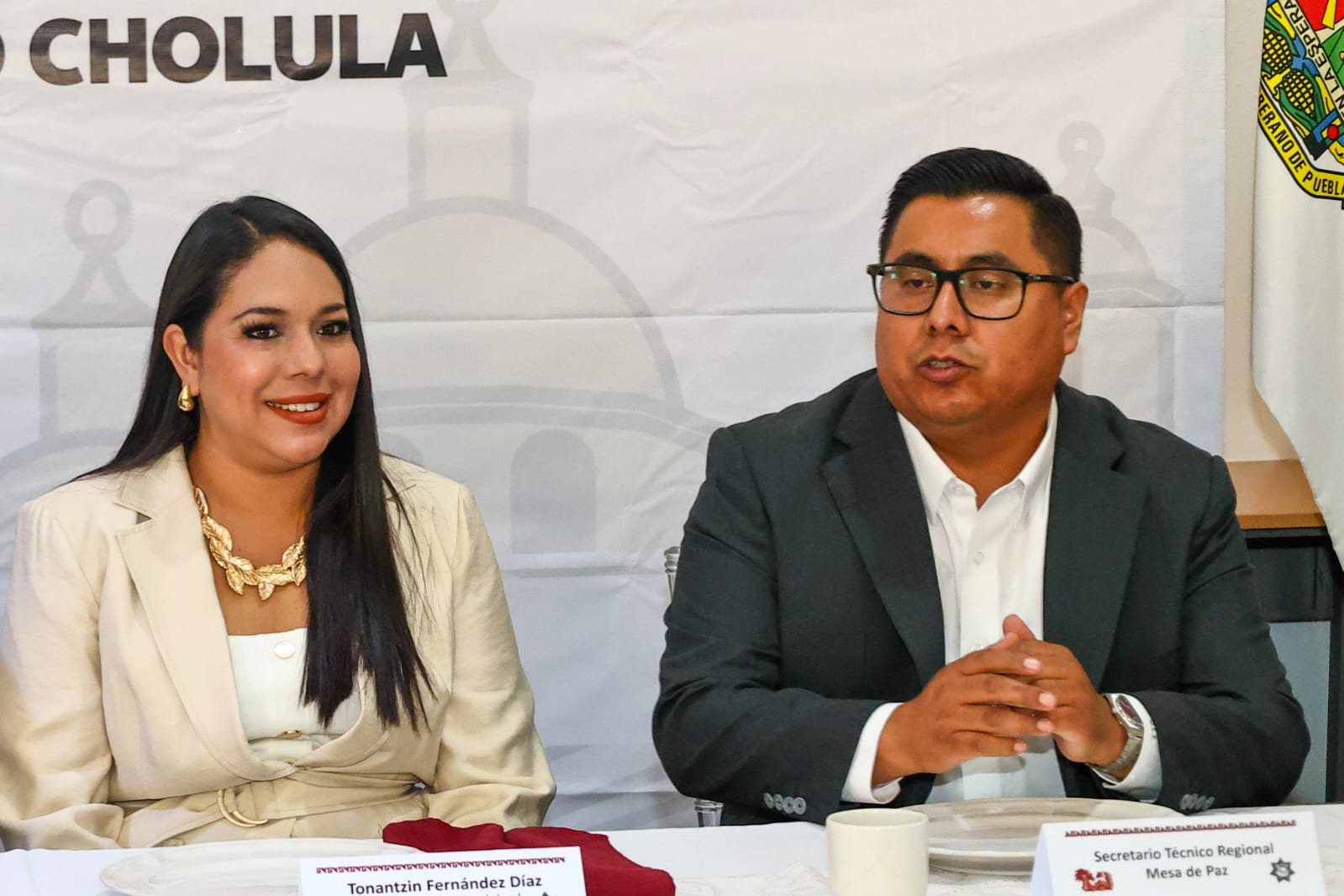 Tonantzin Fernández encabeza Mesa de Construcción de Paz y Seguridad Región Puebla para fortalecer la coordinación interinstitucional